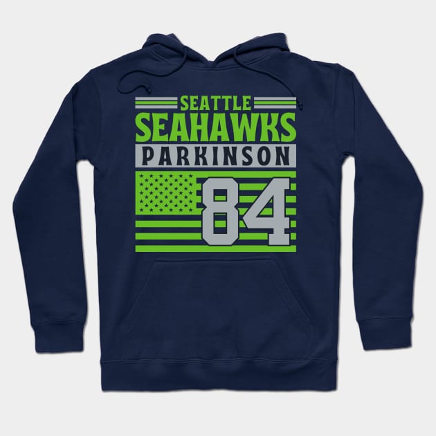 Seattle Seahawks Parkinson 84 American Flag Football Hoodie by Astronaut.co